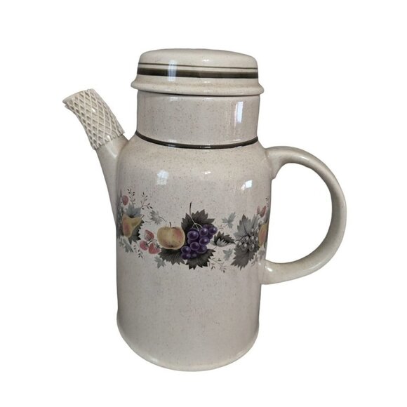 Royal Doulton Harvest Garland Cramer and coffee pot with lid stoneware - Picture 3 of 13